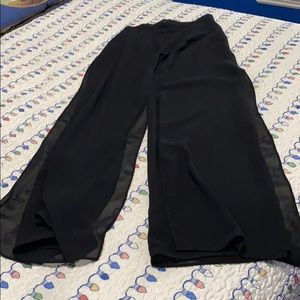 Black party slacks
